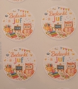 sticker bedankt juf uil 