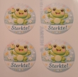 sticker Sterkte kikker