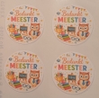 Sticker bedankt meester