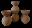 houten kandelaars 