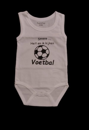 Heit en ik kijken voetbal 