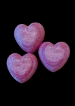 amber blokje hart Rose