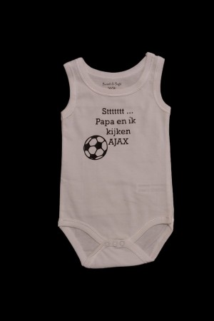 Papa en ik kijken Ajax 