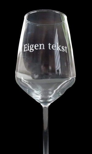 Glas met naam 