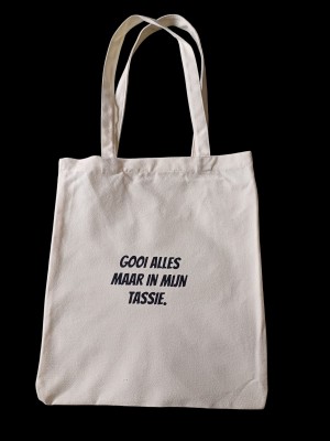 Gooi alles maar in mijn tassie 