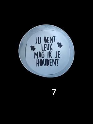 Wenslichtje jij bent leuk wit 