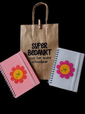 notitie boekje juf 
