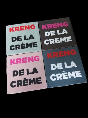 Tegeltje kreng  de la creme 