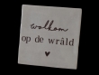 Tegeltje wolkom 