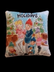 Kussen happy holidays 
