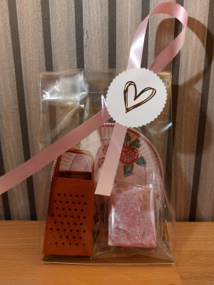 Kadosetje amberblokje rood 