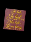 Tegel ik heb je lief
