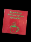 Tegel oploskoffie