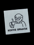 Tegel koffie opaatje