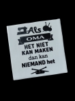 Tegel als oma het niet kan